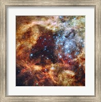 Stellar nursery known as R136 in the 30 Doradus Nebula Fine Art Print