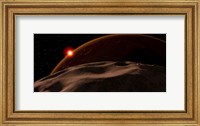 An Eclipse of the Sun by Mars as seen from the surface of its moon, Phobos Fine Art Print