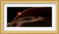 An Eclipse of the Sun by Mars as seen from the surface of its moon, Phobos Fine Art Print