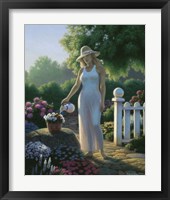 Tending The Garden Fine Art Print