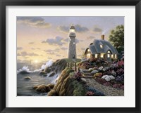 Lighthouse Cottage Fine Art Print