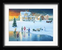 The Skating Pond Fine Art Print