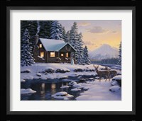 White Tail Twilight Fine Art Print