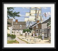 Seaport Wheelman Fine Art Print