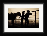 Shooing the Breeze Framed Print