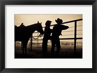 Shooing the Breeze Framed Print