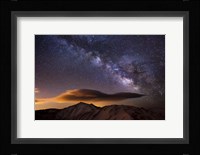 Milky Way Over The Rockies Fine Art Print