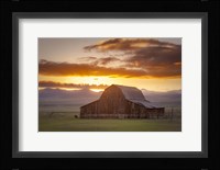 Wet Mountain Barn II Framed Print