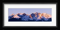 Rocky Mountain Range Framed Print