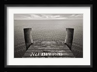 No Diving Fine Art Print