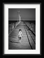 Lonely Jetty Framed Print