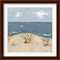 Beach Scene Triptych III Fine Art Print