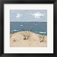 Beach Scene Triptych III Framed Print