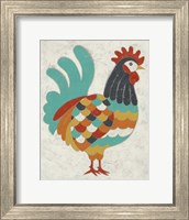 Country Chickens I Fine Art Print