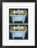 2-Up Bathtub Garden I Framed Print
