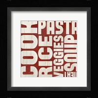 Kitchen Kitsch V Framed Print