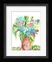 Flower Burst Vase II Framed Print