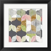 Arabesque Shapes I Framed Print