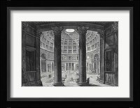 Veduta interna del Pantheon Fine Art Print