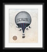 Vintage Hot Air Balloons II Framed Print