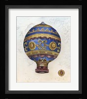 Vintage Hot Air Balloons V Fine Art Print