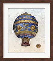 Vintage Hot Air Balloons V Fine Art Print