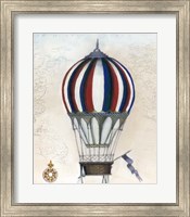 Vintage Hot Air Balloons VI Fine Art Print