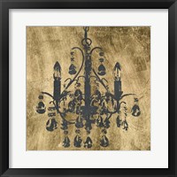 Gilt Chandelier V Fine Art Print