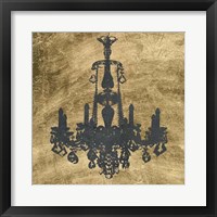Gilt Chandelier VI Fine Art Print