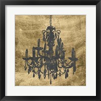 Gilt Chandelier VII Fine Art Print