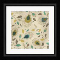 Peacock Blooms I Framed Print