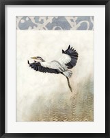 Waterbirds in Mist IV Fine Art Print