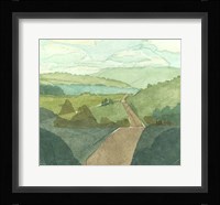 Countryside Collage I Framed Print