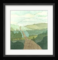 Countryside Collage II Framed Print