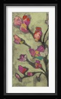 Impasto Flowers I Framed Print