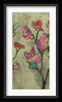 Impasto Flowers II Framed Print
