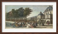 View of Fontainebleau II Fine Art Print