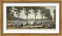 View of Fontainebleau III Fine Art Print
