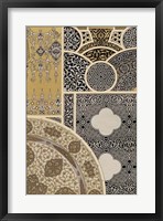 Ornament in Gold & Silver III Framed Print