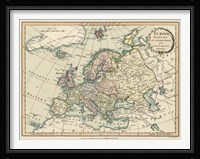 Historic Map of Europe Fine Art Print