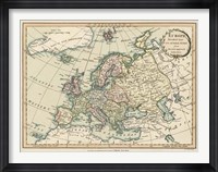 Historic Map of Europe Fine Art Print