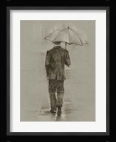 Rainy Day Rendezvous II Framed Print