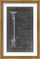 Doric Order Blueprint Fine Art Print