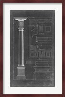 Doric Order Blueprint Fine Art Print