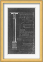 Doric Order Blueprint Fine Art Print