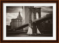 The Sailboat & the Bridge Fine Art Print