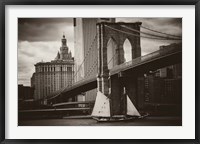 The Sailboat & the Bridge Fine Art Print