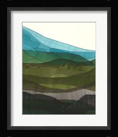Blue Hills II Framed Print