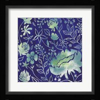Indigo Batik II Framed Print