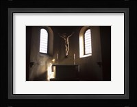 Italy Altar Cross Chapel Fine Art Print
